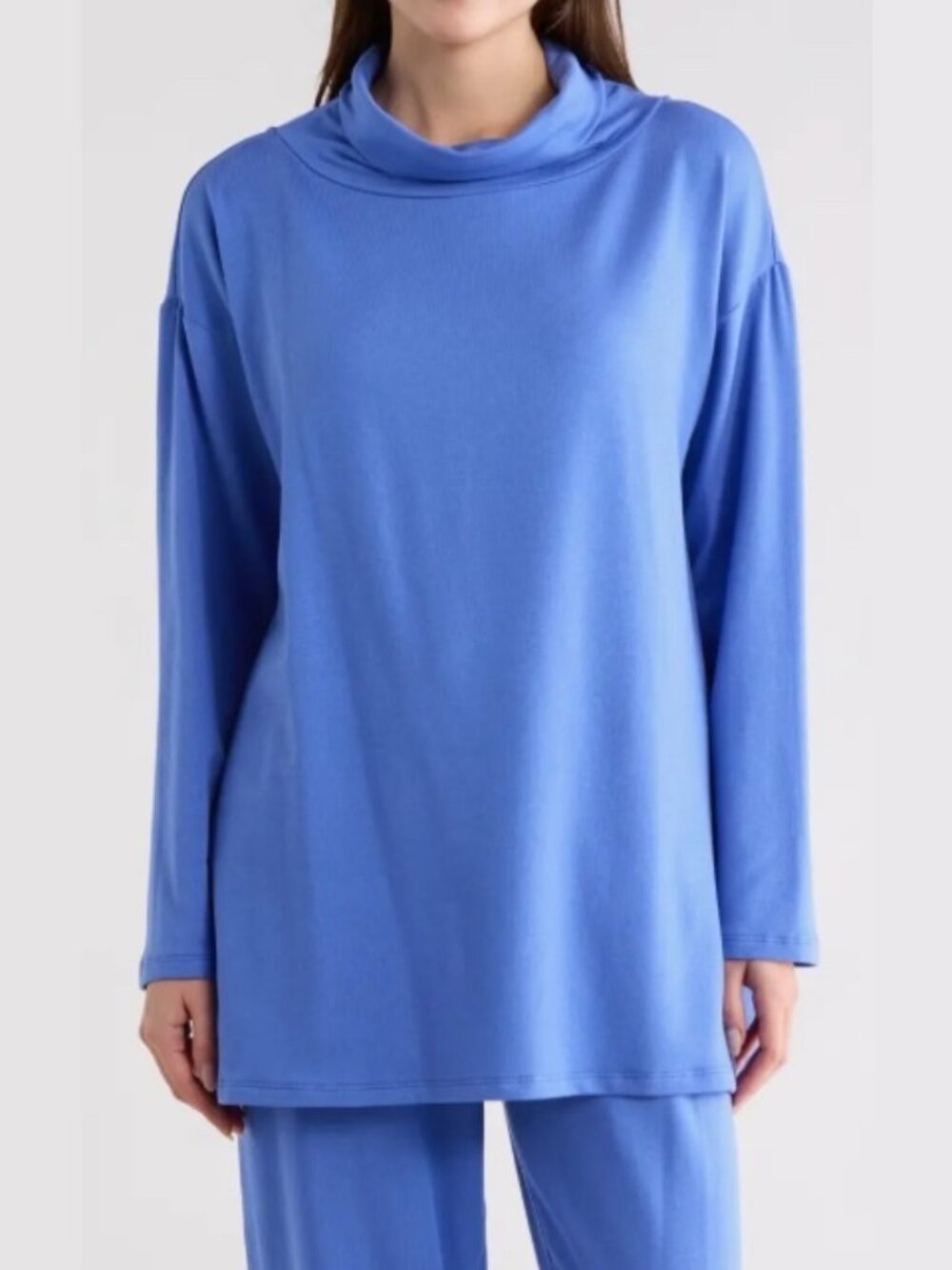 Eileen Fisher Cowl Neck Tunic Size Large